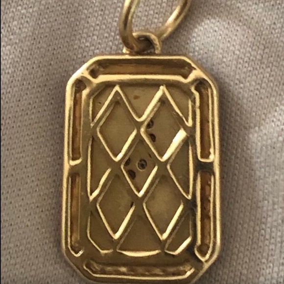 14K Gold and Diamond pendant - Picture 2 of 3